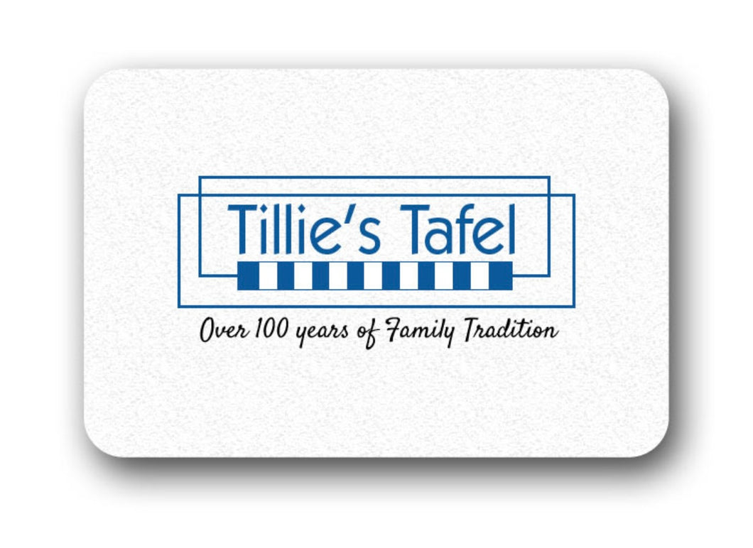 Tillie's Tafel Gift Card